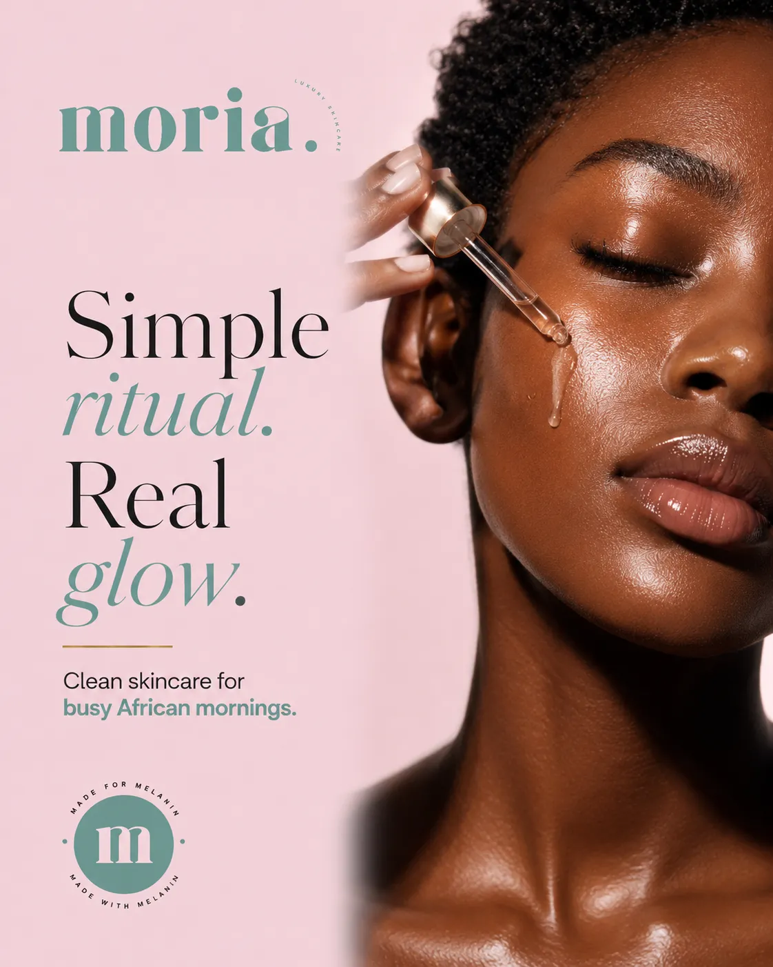 Moria beauty campaign portrait