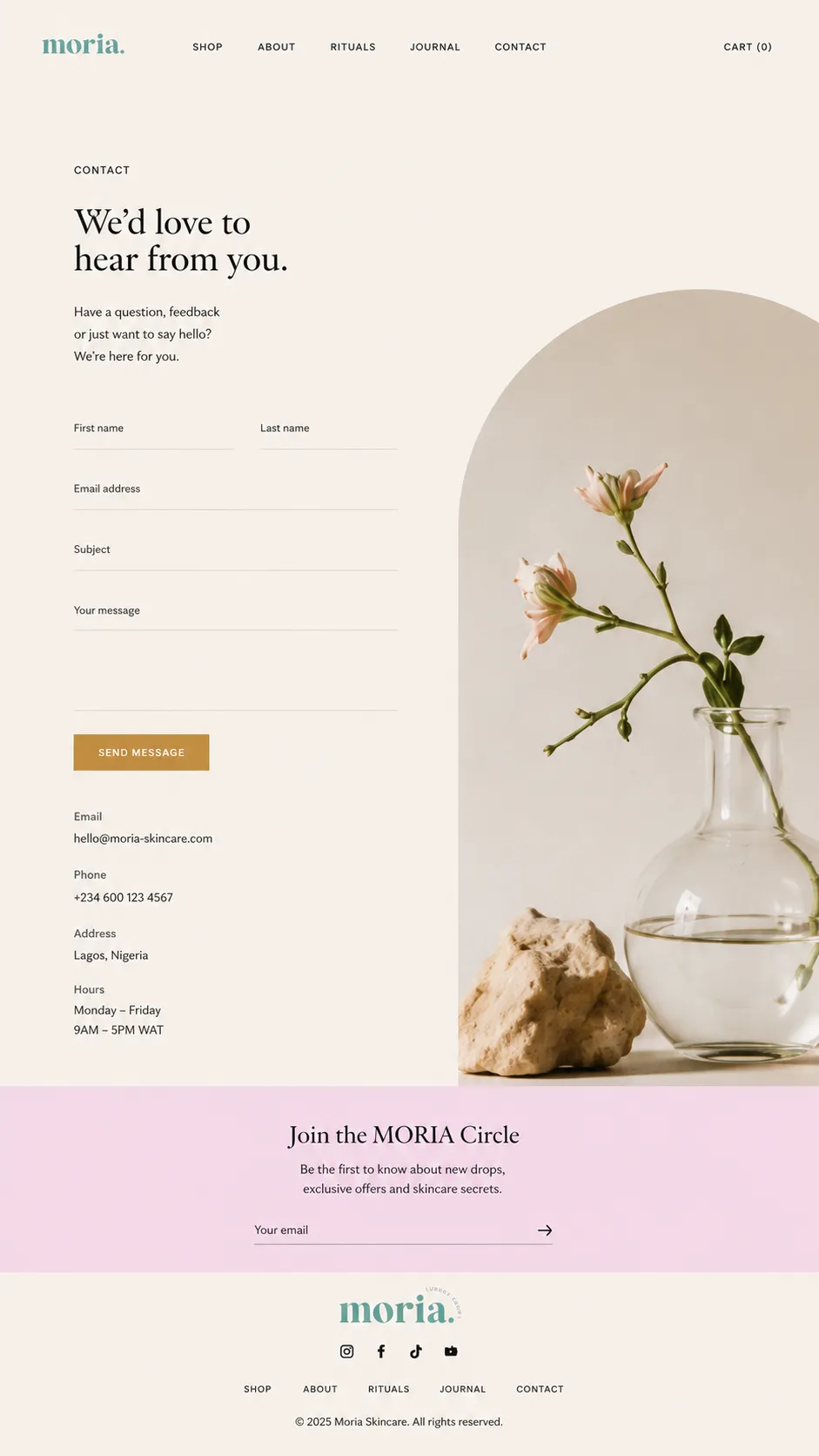 Moria stationery application
