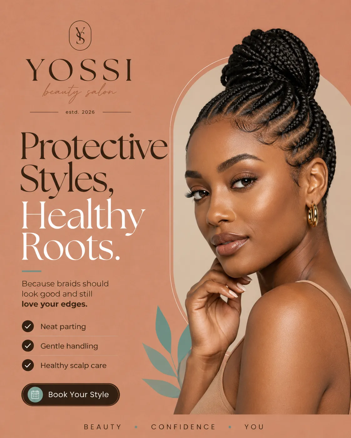 Yossi protective styles campaign image