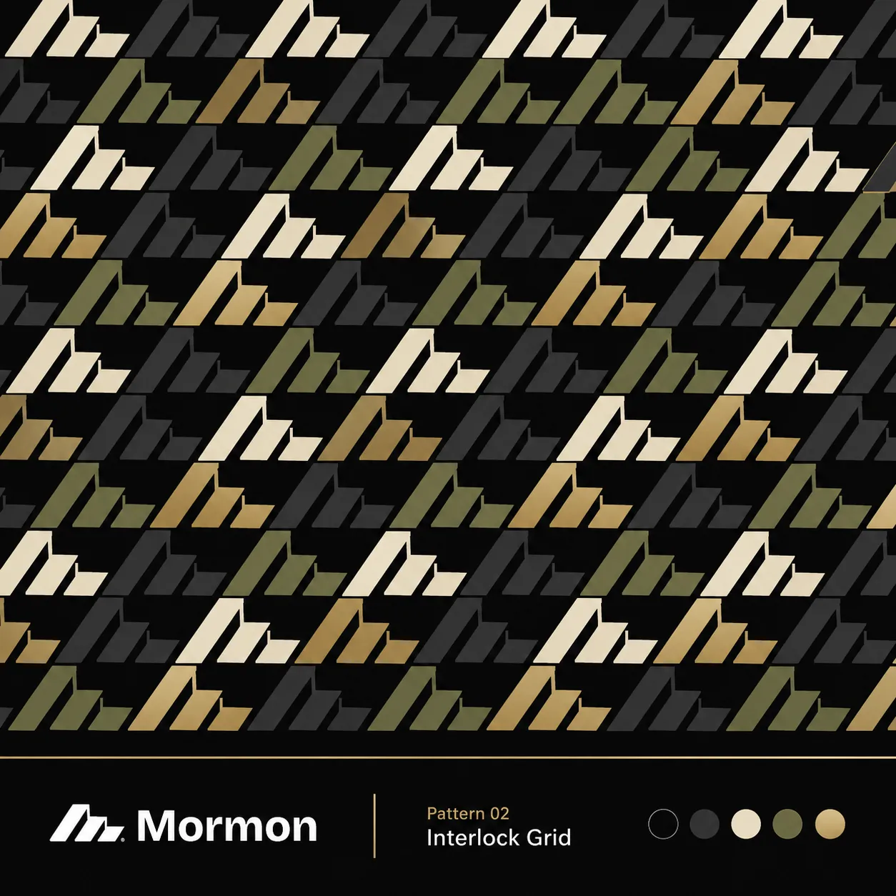 Mormon architectural brand pattern