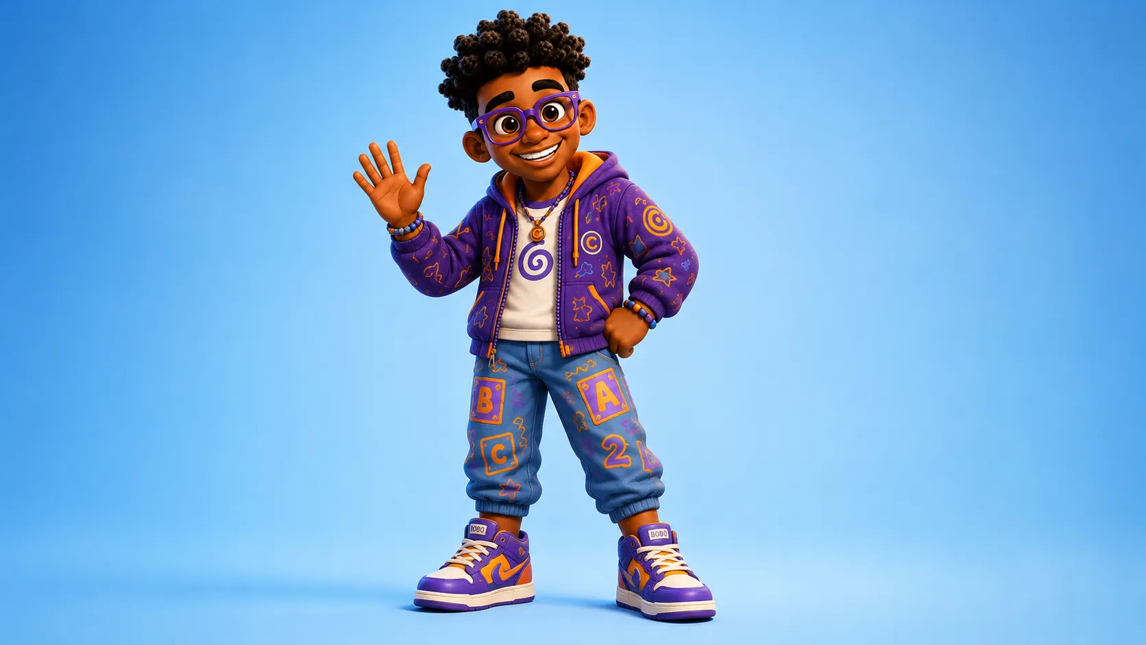 Full-body character render of Bobobo